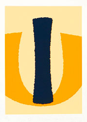 serigrafie - Objetí IV – lingam v yoni.