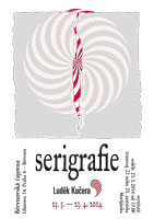 plakát k výstavě Serigrafie